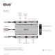 8. CLUB3D CSV-1594 USB 3.2 Gen 1 (3.1 Gen 1) Type-C Docking Station Black, Gray