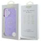8. Guess Saffiano Peony Classic Logo MagSafena iPhone 16 Plus Case - Purple