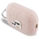 3. Karl Lagerfeld Monogram Karl & Choupette Head Case for AirPods Pro 3 - Pink