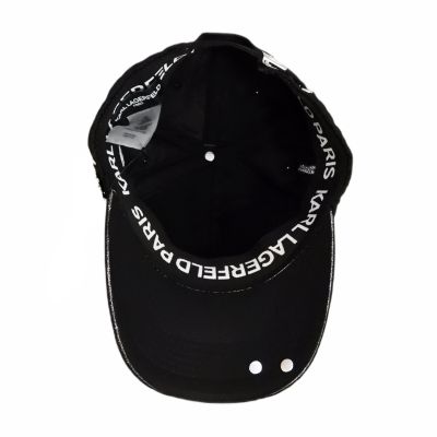 5. Karl Lagerfeld Paris Cap with Strapback Glasses Black - L5WH7946 blk