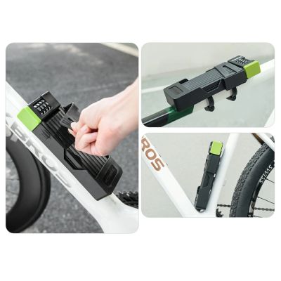 5. Rockbros 829 Folding Code Bike Lock - Black