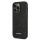 2. Karl Lagerfeld Glitter Plaque Logo Case for iPhone 14 Pro Max - Black