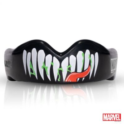 6. OZ-TT "Extro Marvel Deadpool" Mouthguards Red and Black SENIOR