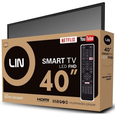 4. 40" LIN 40LFHD1200 SMART Full HD DVB-T2 TV set