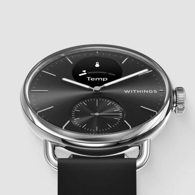 4. Withings ScanWatch 2 1.6 cm (0.63") OLED 38 mm Hybrid Stainless Steel