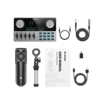2. DONNER - Podcast Kit with Microphone