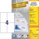 Avery 3483 Self-Adhesive Labels Rectangle Permanent White 400 pcs.