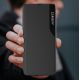 13. Eco Leather View Case elegant case with a flap and stand function for Samsung Galaxy A73 blue
