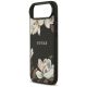 6. Guess Grained Flowers Classic Logo MagSafe case for iPhone Air - black