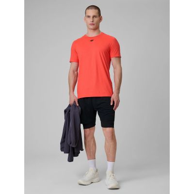 6. Men's quick-drying regular training T-shirt 4F 4FRSS26TFTSM2343-11M