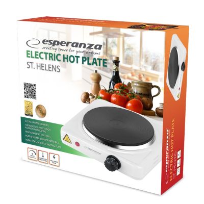 11. ESPERANZA ELECTRIC COOKER ST. HELENS WHITE EKH013W