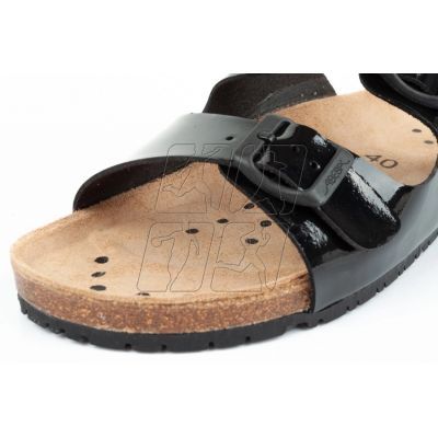 7. Abeba Sandals Black W 8088 work slippers