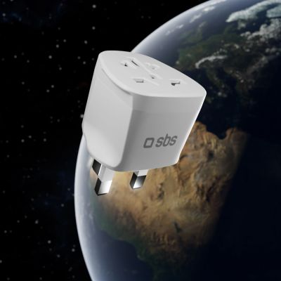 9. SBS UK Travel Adapter - Universal - White