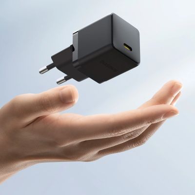 5. Baseus Palm 30W USB-C Wall Charger - White