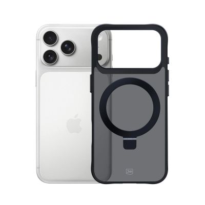 11. 3mk Smoke Case Mag&Stand for iPhone 17 Pro - Black