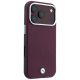 4. BMW Sign Inclined Deboss Letters MagSafe case for iPhone 17 Pro Max / 18 Pro Max - burgundy