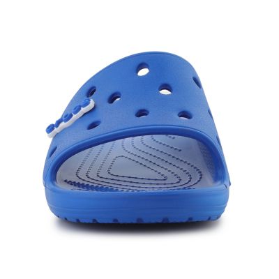 3. Classic Crocs Slide Blue Bolt U 206121-4KZ flip-flops
