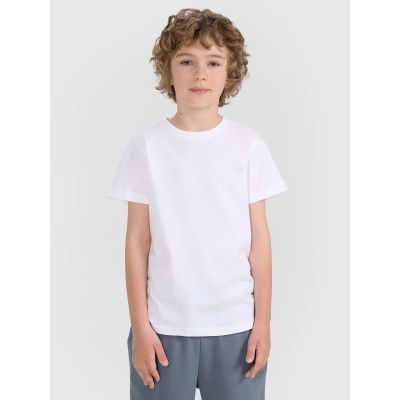 12. Regular plain T-shirt (SET OF 2) for children 4F 4FJRAW25TTSHU3157-93S
