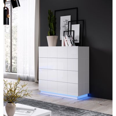 2. REJA lighting, chest of drawers, 4S, blue