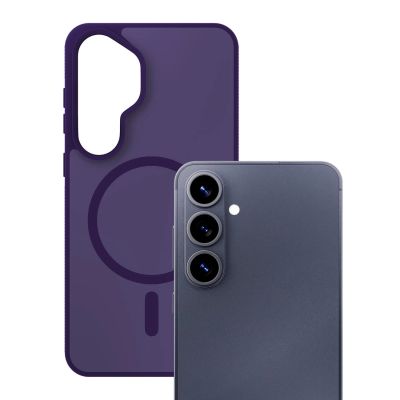 4. 3mk Smoke MagCase for Samsung Galaxy S26 - purple