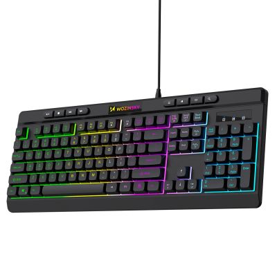 3. Wozinsky WKG-1044 Wired Backlit Membrane Gaming Keyboard - Black