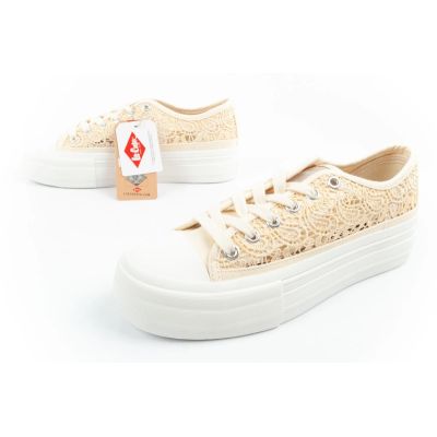 17. Lee Cooper women's sneakers lace openwork platform