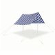 8. TENT ROOF SUN SAIL WITH POLES 3X1.7M BLUE