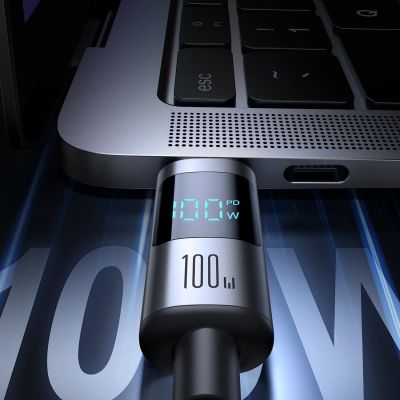 3. Joyroom S-A16 Pro Prism Series 100W USB-C Cable - USB-C with Digital Display 1.2m - Black