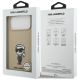8. Karl Lagerfeld Silicone Karl Sketch & Logo MagSafe Case for iPhone 17 Pro Max - Brown