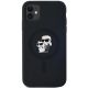 3. Karl Lagerfeld Silicone Karl&Choupette MagSafe case for iPhone 11 / Xr - black