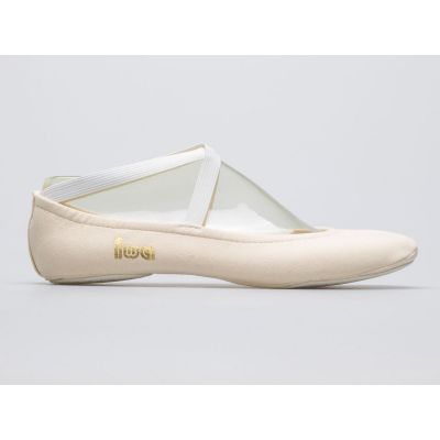 9. IWA 302 cream gymnastic ballet shoes