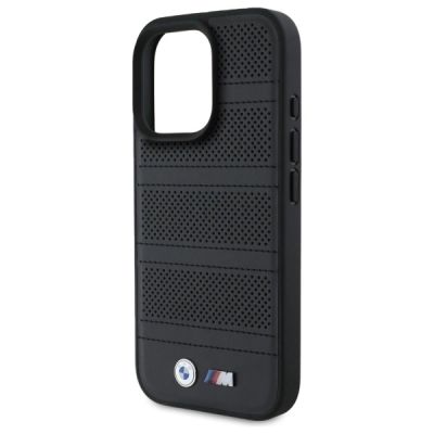 6. BMW M Perforated And Stitched Line MagSafe case for iPhone 16 Pro Max - black