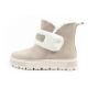 2. Lee Cooper women's boots winter boots fashionable sheepskin insulated leather beige
