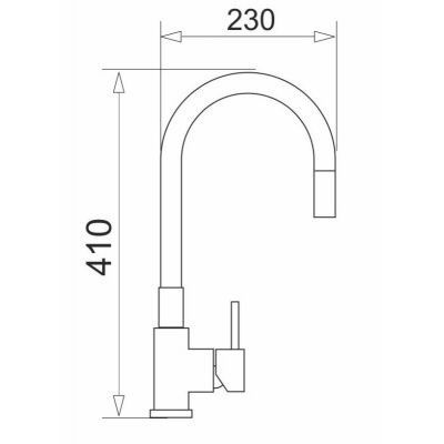 2. PYRAMIS FLESSI sand beige 090938101 kitchen tap flexible beige