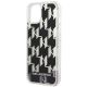 6. Karl Lagerfeld KLHCP14SLMNMK iPhone 14 6.1 "hardcase black / black Liquid Glitter Monogram