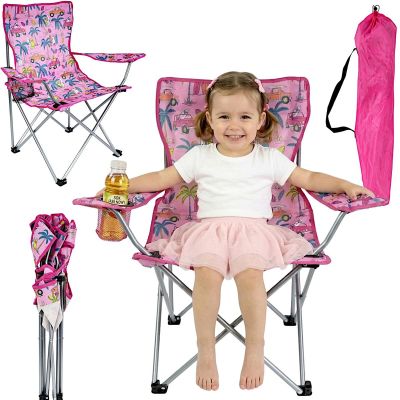 REDCLIFFS PINK CHILDREN'S FOLDING CAMPING CHAIR