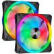 16. Corsair | QL Series Dual 140mm PWM Fan Kit with CORE Lighting Node | QL140 RGB Lighting | Case Fan