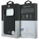 8. Mercedes Leather Mesh with Bow Line MagSafe Case for iPhone 17 Pro Max - Black