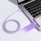 8. Joyroom Multi-Color Series A14 USB-C / USB-C 100W Cable 1.2m - Purple