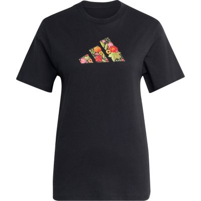 2. adidas Floral Regular Graphic Women's T-Shirt Black KT2766