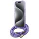 4. Guess Crossbody Cord Script MagSafe iPhone 16 Case - Purple