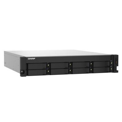 3. Qnap TS-832PXU-4G, 2U, 8 x 2.5"/3.5" SATA, Annapurna Labs Alpine AL324 1.7GH, 4GB DDR4 UDIMM (Max. 16GB), 2 x 10GbE SFP+, 2 x 2.5GbE, Single PSU (not upgradeable to RP)