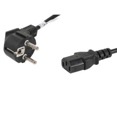 3. Lanberg CA-C13C-10CC-0018-BK cable (C13 / IEC C13 / IEC 320 C13 F - Shuko M; 1.8m; black)