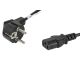 3. Lanberg CA-C13C-10CC-0018-BK cable (C13 / IEC C13 / IEC 320 C13 F - Shuko M; 1.8m; black)
