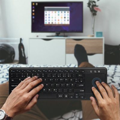 8. LogiLink ID0188 Keyboard Home RF Wireless QWERTZ Black