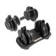 9. Cast iron adjustable dumbbell 24 kg REBEL ACTIVE