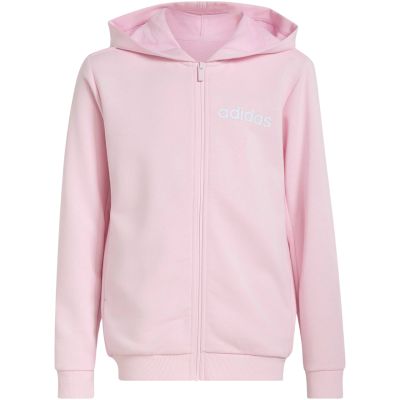 2. Adidas Essentials Kids Tracksuit Pink and Gray KR6711