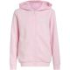 2. Adidas Essentials Kids Tracksuit Pink and Gray KR6711