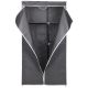 TEXTILE WARDROBE 90x45x170CM DARK GREY 8811