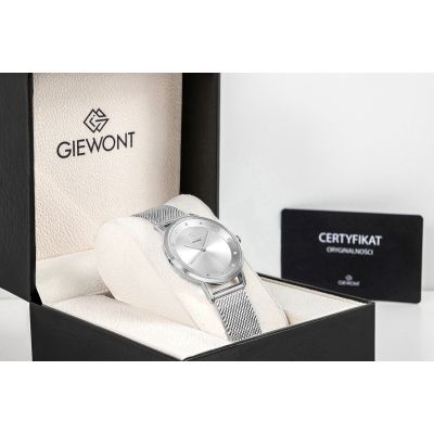 9. Giewont Sapphire Silver Women's Watch GW4130-B1